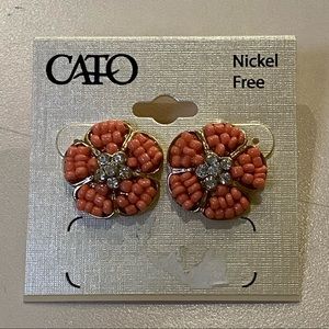 Flower earrings